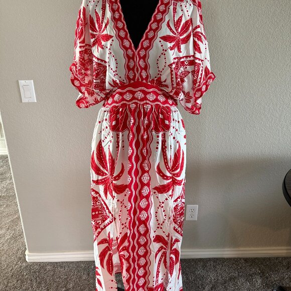Cupshe Sahara Soul Ornate Maxi Dress, Size M - Picture 2 of 4